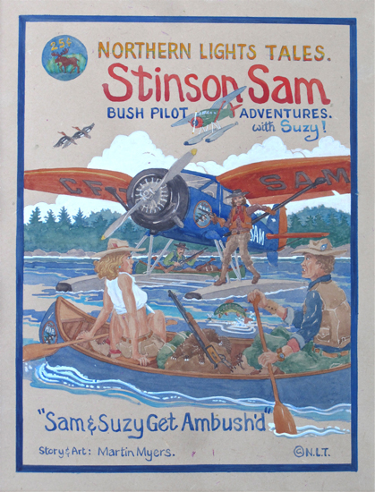 Sam & Suzy Battle his Floatplane Thieves: Pure Pulp.